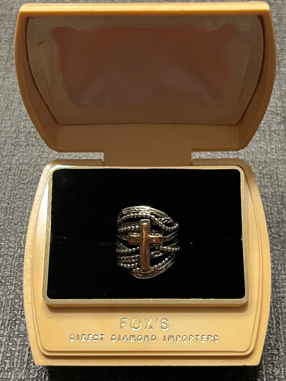 925 Cross ring